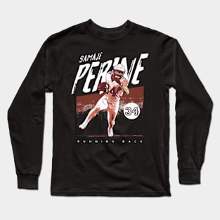 Samaje Perine Cincinnati Grunge Long Sleeve T-Shirt